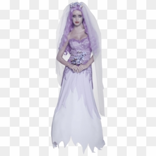 Adult Ghost Bride Halloween Costume - Married Gothic, HD Png Download