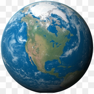 Globe Free Png - Globe Satellite Image Transparent Background, Png Download