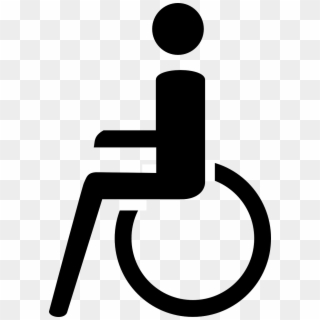 Disabled Handicapped Disability Png Image - Rollstuhl Clipart, Transparent Png