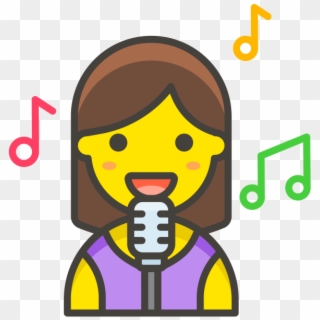 Woman Singer - Singer Clipart Png Transparent, Png Download