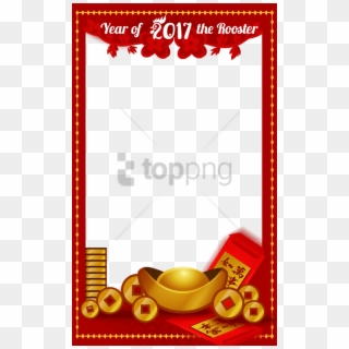 Free Png Chinese New Year, Year Of The Monkey, Gong - Frame Chinese New Year, Transparent Png