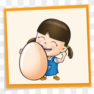 Clipart Free Can Keep Your Muscles Strong - Child Eating Egg Clipart, HD Png Download