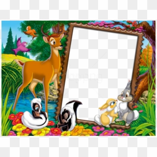 Free Png Cute Transparent Kids Photo Frame With Wild - Kid Photo Frame, Png Download