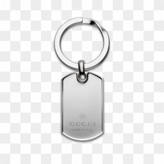 Gucci Dogtag Keyring Ybf250935001 - Gucci Dog Tag Keychain, HD Png Download