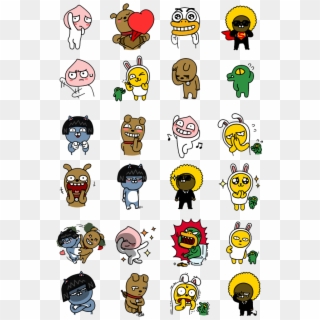&51060&47784&54000&53080 &51060&48120&51648 &45348&51060&48260 - Kakao Friends Emoticon, HD Png Download