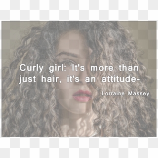 Curly Hair Quotes - Lace Wig, HD Png Download