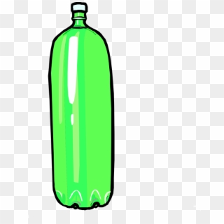 Bottle Plastic Big Empty Reflecting Green Water - Plastic Bottles Clipart Png, Transparent Png