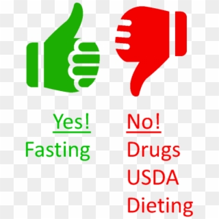No To Drugs, Usda, And Dieting - Thumbs Up Down Icon, HD Png Download