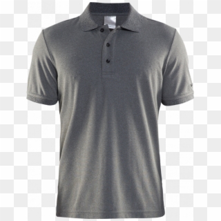 Craft Polo Tee Pique Classic Mens - Polo Grijs Heren, HD Png Download
