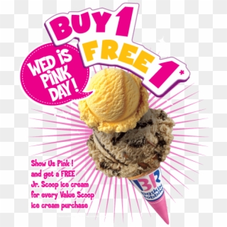 Pink Wednesday For Flash Copy - Baskin Robbins Pink Day, HD Png Download
