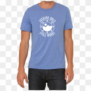 Mens T Blue Front, HD Png Download
