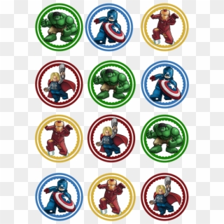 This Printable Collection Offers A Gorgeous Suite Of - Printable Avengers Cupcake Toppers, HD Png Download