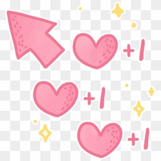 #pink #kawaii #cute #arrows #sparkles #sparkle #hearts - Heart, HD Png Download