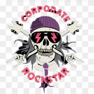 Image Of Oldstyle Jukebox Corporate Rockstar Logo - Skull, HD Png Download