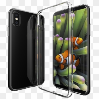Apple Iphone X Case, Scratch Resistant, Transparent - Clownfish Wallpaper Iphone X, HD Png Download