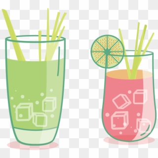 Image Free Stock Alcohol Vector Soda Glass - Sugarcane Juice, HD Png Download