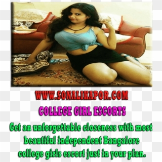 Bangalore College Girl Escorts - Sitting, HD Png Download