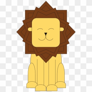 This Free Icons Png Design Of Stylized Cartoon Lion - Clip Art Gambar Hewan Png, Transparent Png