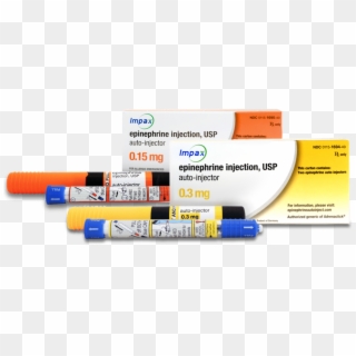 Generic Epinephrine Auto Injectors, Similarly To The - Epinephrine Auto Injectors, HD Png Download