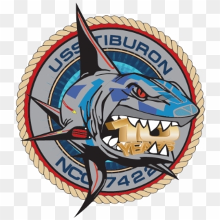 Tiburon 10th Logo - Great White Shark, HD Png Download
