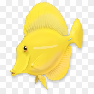 Yellow Tang , Png Download - Coral Reef Fish, Transparent Png