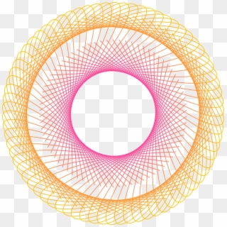 Descargar Espirales Abstractos, Png, Svg, Servidores - Circle Made Up Of Straight Lines, Transparent Png