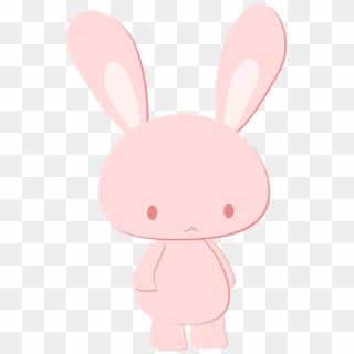 Rabbit, Characters, Pink, Cute, Animal - กระต่าย การ์ตูน น่า รัก, HD Png Download