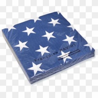 Stars Blue Dinner Airlaid Paper Napkin , $12 - Flag Of The United States, HD Png Download
