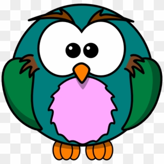 Cute Owl Cartoon - Cute Cartoon Animals Clipart, HD Png Download