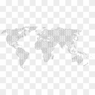 This Free Icons Png Design Of Jigsaw Puzzle World Map - World Map, Transparent Png