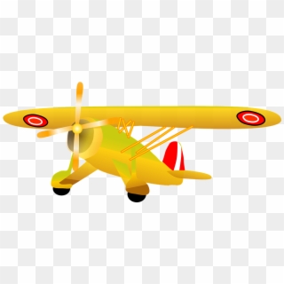 Flying Clipart Old Plane - Medios De Transporte Aereos Avioneta, HD Png Download