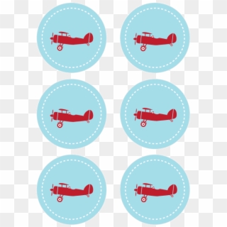 Airplane Printables Download Here - Airplane Cake Topper Template, HD Png Download