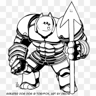 Undertale Greater Dog Png - Cartoon, Transparent Png