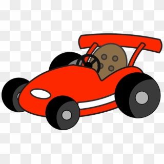 Red Go Kart Clipart, HD Png Download