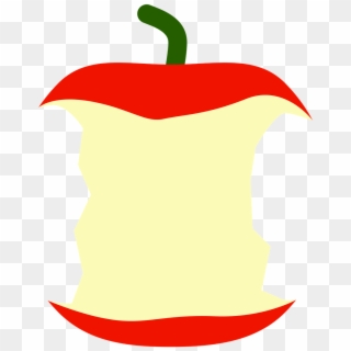 Bitten Apple Healthy Eat Png Image - Manzana Mordida Dibujo Png, Transparent Png
