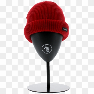 Rolled Beanie - Home - Red - Knit Cap, HD Png Download