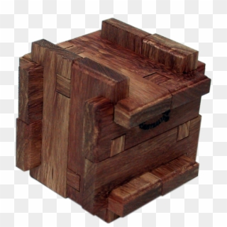 Dicey Box 12 Piece Wooden Burr Puzzle - Lumber, HD Png Download