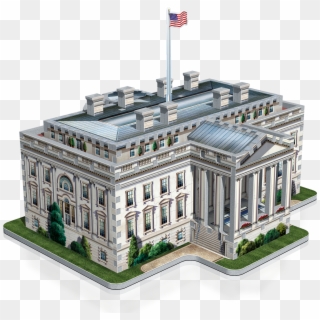 The White House 3d Puzzle From Wrebbit 3d - Modellbau Weisses Haus, HD Png Download