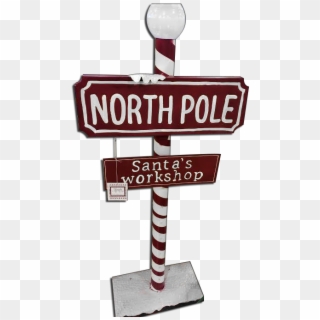 North Pole Sign Png Transparent Background - North Pole Prop, Png Download