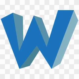Vector W I Ribbon Alphabet Logo Download Logos - Huruf W, HD Png Download