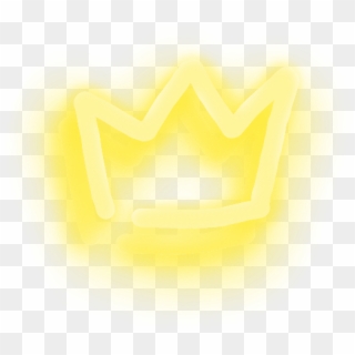 #crown #neon #neoncrown #simplecrown #simple #yellow - Emblem, HD Png Download