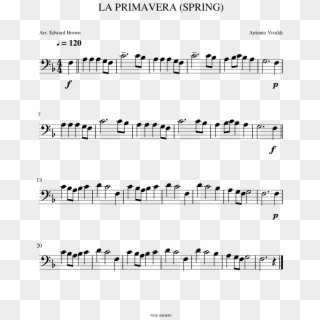 La Primavera Spring Trombon - Sweet Louisiana Trombone Solo, HD Png Download