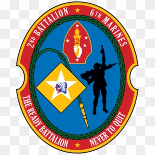 2nd Battalion 6th Marine Regiment Of United States - 2nd Bn 6th Marines Logo, HD Png Download
