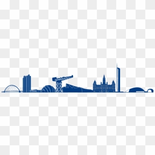 Glasgow Skyline Vector , Png Download - Illustration, Transparent Png