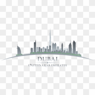 Dubai Skyline Vector - Dubai Vector, HD Png Download