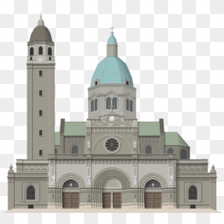 Church Vector Cathedral - Manila Cathedral Church Drawing, HD Png Download