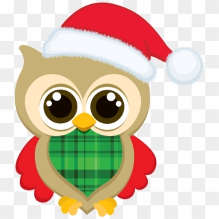 Christmas Owl Clip Art - Christmas Clipart Owl, HD Png Download ...