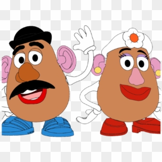 Toy Story Clipart Animated - Toy Story Mr And Mrs Potato Head Cartoon, HD Png Download