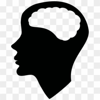 Brain - Silhouette, HD Png Download