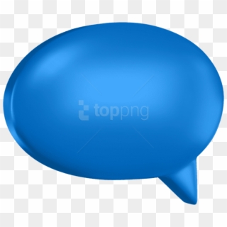 Free Png Blue Speech Bubble Png Images Transparent - Inflatable, Png Download